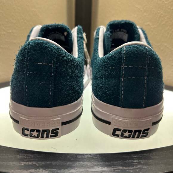 Converse CONS One Star Pro Ox Vintage Suede Midnight Turquoise - Picture 7 of 8